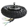 thumbnail image 5 of 10 Inch 48V 350W Brushless Hub Motor Wheel Kit for Electric Motorcycle Scooter Off-Road E-Bike Dirt Bike Tricycle, 80/65-6 Knobby Tire Pre-Assembled, Disc Brake Assembly + Sine Wave Controller, 5 of 9