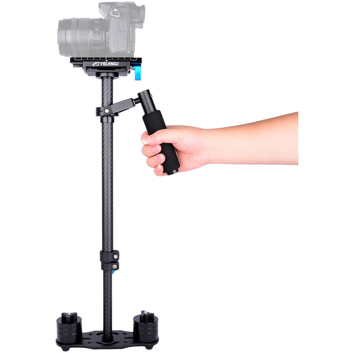 YELANGU S60T Carbon Fiber Handheld DSLR Camera Stabilizer, Black