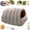 Gray Plaid,Large, variant on Removable and Washable Winter Closed-Off Cat Bed, 2025 Fluffier Cozy Monster Cat Bed for Indoor, 360° Nesting Design Warm Cave Style Pet Bed for Cats Small Dogs