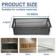 thumbnail image 3 of Floor Register Trap, AirVent Filter Mesh Catcher, Vent Screen Net Keeps Bugs, Coins, Pet Hair, Food Out (4x10In/6Pack),6 * Floor Register Trap,Black, 3 of 8