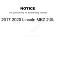 thumbnail image 2 of Transit Auto Front Rear Coated Disc Brake Rotors and Semi-Metallic Pads Kit for Car 2017-2020 Lincoln MKZ 2.0L KGS-102764, 2 of 11