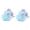 A, variant on KGJQ 2Pcs Miniature Shark Figurines Cute Resin Small Healing Style Ornaments Mini Animal Decorations for Car Desk Accessories​