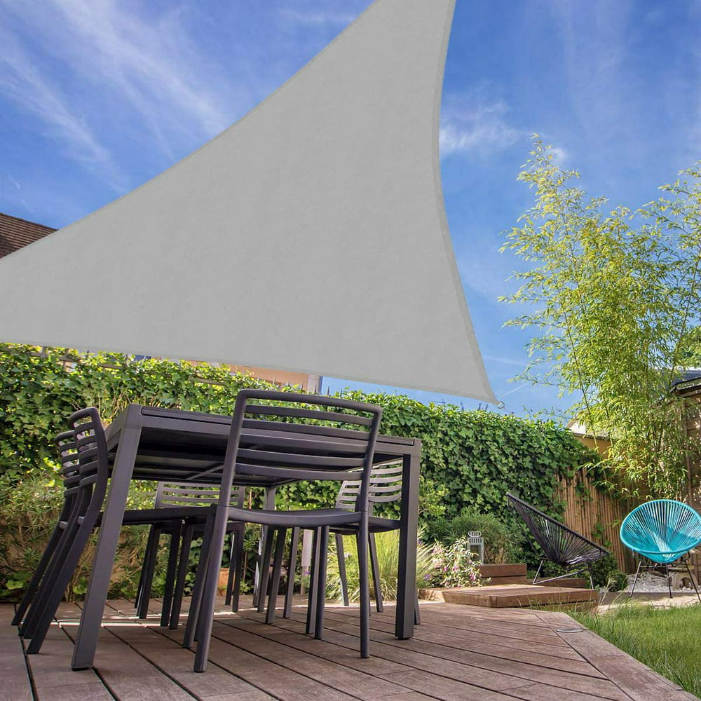 10 X 10 X 14 Sun Shade Sail Triangle Canopy Awning Shelter Fabric