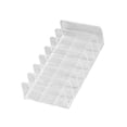 thumbnail image 2 of Organizador de pestañas acrílico transparente, multifuncional, con 7 secciones para paletas de maquillaje, ideal para tocador, baño y salón de, 2 of 8