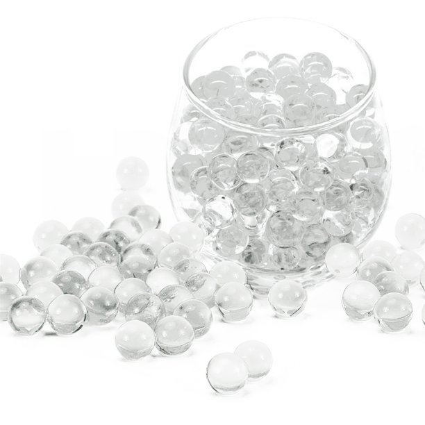 10000 Clear Water Gel Jelly Beads Water Growing Balls, Vase Fillers for