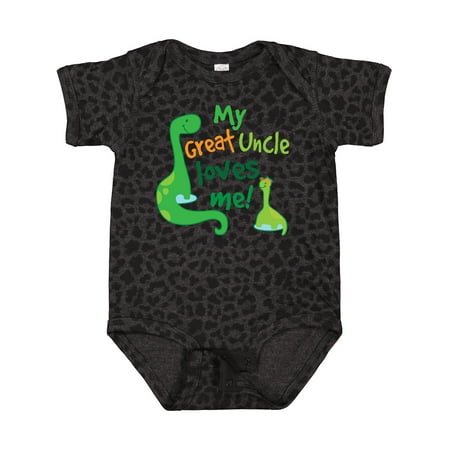 

Inktastic My Great Uncle Loves Me Nephew Gift Baby Boy Bodysuit