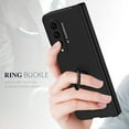 thumbnail image 4 of for Samsung Galaxy Z Fold 5 with Ring Holder Case, Luxury Slim Hard PC Matte Phone case with Hinge Protection, Lightweight Slim Protective Kickstand Case for Samsung Galaxy Z Fold 5 5G, Black, 4 of 7