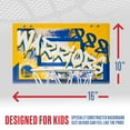 thumbnail image 4 of Franklin Sports NBA Golden State Warriors Over the Door Basketball Hoop - Kids Indoor Basketball Hoop with Mini Basketball - NBA Fan Shop Mini Hoop for Bedroom + Office - Over the Door Mini Hoop Set, 4 of 13