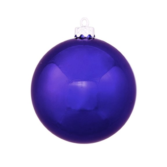 Northlight Shiny Shatterproof Christmas Ball Ornament - 8" (200mm) - Indigo Blue
