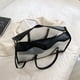 thumbnail image 2 of Bolso bandolera de PVC impermeable transparente mujer dama ocio diario (negro L), 2 of 6
