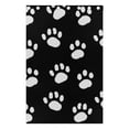 thumbnail image 4 of Dog Paws White Curtains Black Out 72 Inch Length Curtains for Sliding Glass Doors Bedroom Living Room 2 Pack, 4 of 6