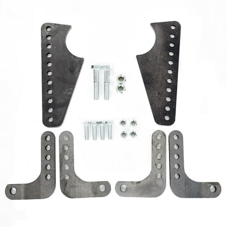 Over Axle Kit - 1 Set Adjustable Coil-Over Shock Mount Kit Lower Brackets For 3