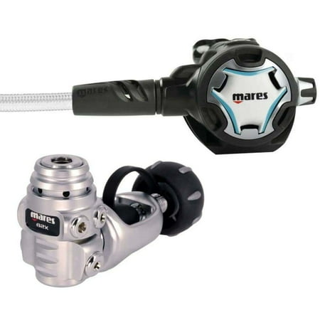 Mares Dual ADJ 62X White Scuba Diving Regulator - Compact Lightweight High Performance