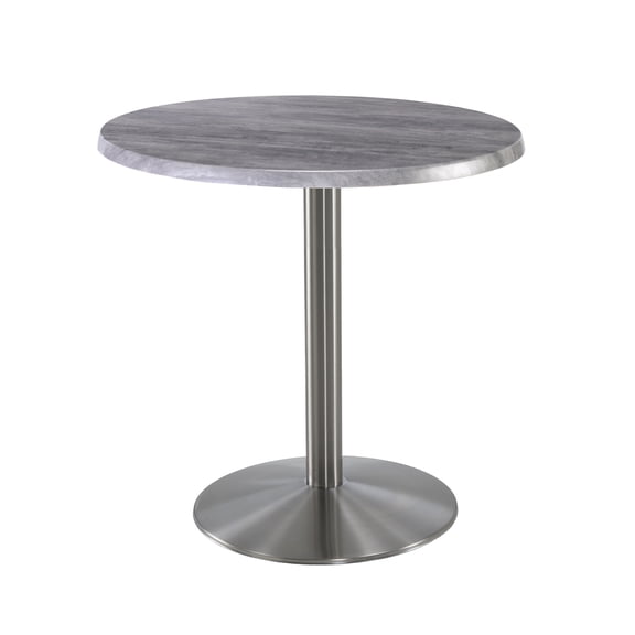 30" Tall OD214 Indoor/Outdoor All-Season Table with 36" x 36" Square White Ash Top