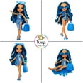 thumbnail image 5 of Rainbow High Swim & Style Skyler, Blue 11 Fashion Doll with Shimmery Wrap to Style 10+ Ways, Removable Swimsuit, Sandals, Fun Play Accessories, Great Toy Gift for Girls Kids Ages 4-12 Years, 5 of 5