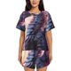 thumbnail image 1 of Fotbe Dragon Conjunto de Pijama Estampado para Mujer, 2 Piezas, Ropa de Dormir con Camiseta de Manga Corta y Shorts Suaves-Medium, 1 of 6