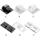 thumbnail image 5 of Clip Cable para Luces Navideñas (ballena Un Orificio) Color 10 Uds., 5 of 6