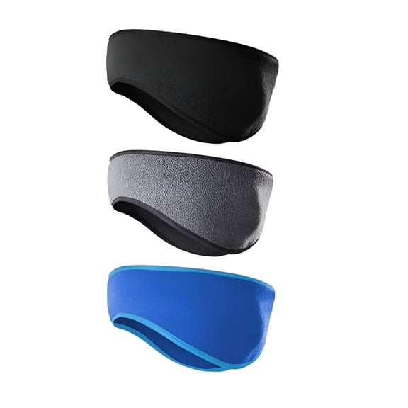TELOLY 1Pc/2Pcs/3Pcs Winter Fleece Ear Warmers Muffs Headband for Men Women Kids Ski Running Cycling