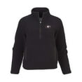 thumbnail image 2 of Women's Boxercraft Black Georgia Bulldogs Everest Raglan Fleece Half-Zip Sweatshirt, 2 of 3