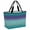 Green Purple, variant on Teal Purple Ombre Beach Bag for Women, Large Breathable Mesh Beach Tote Bag, Modern Gradient Abstract Art Sandproof Lightweight Travel Bags for Vacation Picnic Swimming Pool 15.7"x15.7"x9.1"