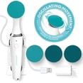 thumbnail image 2 of Bellasonic Electric Foot File, Callus Remover with Unique Oscillating Head File and Smooth Dry Hardened and Cracked Skin on Heels and Toes Salon Quality Pedicure at Home with Portable Rechargeable Set, 2 of 7