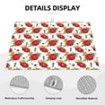 thumbnail image 3 of Yiaed Rose Flowers Print Highly Absorbent Microfiber Kitchen Counter Mat, Dish Drying Pad for Dishes, Utensils, Pots and Pans, Large 18" x 24", 3 of 7