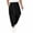 Black, variant on XuJwPNcy Mens Pants Lightweight Fashion Harem Pants Soft Tie Side Trousers with Pockets Loose Casual Outfit Clothing(Wine,X-Large)