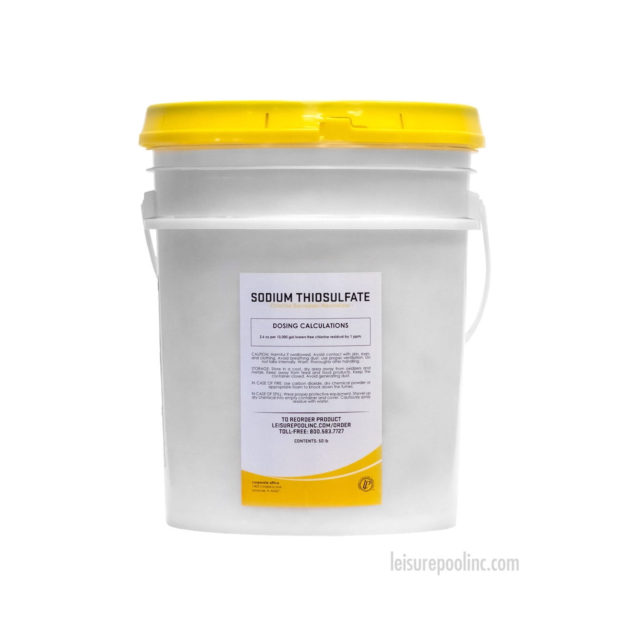 Leisure Pool Chlorine Neutralizer (Sodium Thiosulfate) | 50 lb. Pail