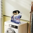 thumbnail image 2 of ZIATUBLE Wolf Snow Hanging Storage Organizer with Large Opening Clothesline Bag for Clothes Pins 2 Pcs Dirty Resistant Hanging Pantry Organizer for Storage Bags Laundry Clothes Pin Holder, 2 of 7