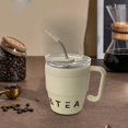 thumbnail image 3 of Taza de café aislada para regalo de cumpleaños duradero con tapa, vaso de café. Blanco, 3 of 7