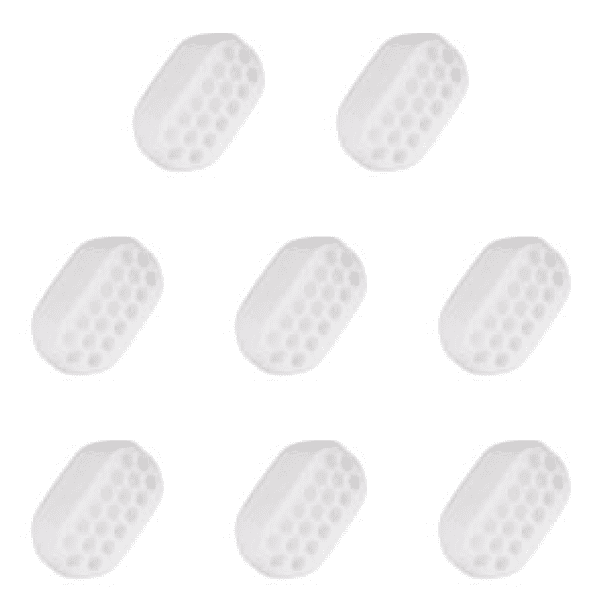 Ejercitador Músculos Mandíbula Facial Línea Fitness Delgado Silicona () Blanco