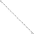 thumbnail image 2 of 14K White Gold Diamond Bracelet (7 X 3) Made In India bm4594-025-wa, 2 of 5