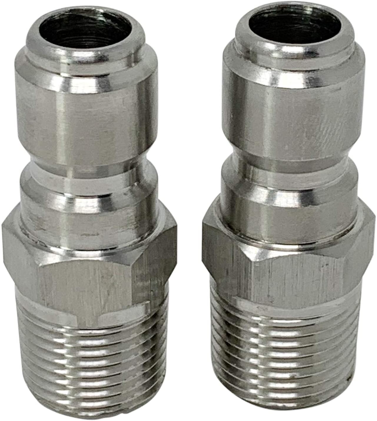 Foster 4 Series Quick Coupler Plug 3/8 Body 1/2 NPT Air and Water Hose Fittings