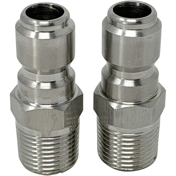 ESSENTIAL WASHER Pressure Washer Fittings Stainless Steel 1/4" Male NPT