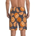 thumbnail image 4 of Lsque Various Oranges Mens Sleep Pajama Shorts,Short Pajama Pants, Cotton Ultra-Soft Knit-Small, 4 of 9