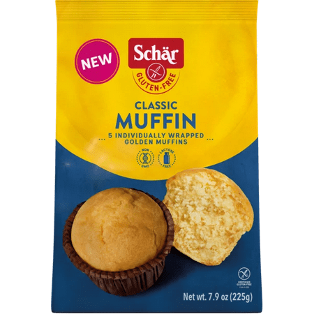 Schar Classic Gluten-Free Individually Wrapped Golden Muffins 5-Piece