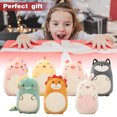 thumbnail image 4 of Cute Cartoon Plush Toys Stuffed Dinosaur Pig Dog Rabbit Cuddly Toy Soft Animal Doll Decoration for Girls Boys Kids Gift Birthday Party Type 14 60cm, 4 of 12
