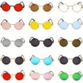 thumbnail image 6 of Vintage Retro Gothic Steampunk Mirror Sunglasses Gold And Black Sun Glasses Vintage Round Circle Men, 6 of 6