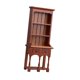 thumbnail image 2 of Miniatura de estantería de madera para casa de muñecas, accesorios de simulación, juguete, armario en miniatura para dormitorio, escala 1:12, 2 of 9