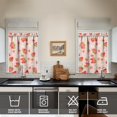 thumbnail image 4 of Kitchen Curtains 36 Inch Short - 3 Panel Set Strawberry Print, Rod Pocket Window Curtains 100% Polyester, Cute Fruit Valance for Farmhouse, Cafe, Living Room, Bedroom, Easy Wash, 4 of 6