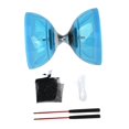thumbnail image 1 of Juego de juguetes de diábolo chino, juguete de bola de diábolo con coordinación mano-ojo, juguete de malabarismo portátil con triple rodamiento para principiantes, adultos y niños L Azul, 1 of 8