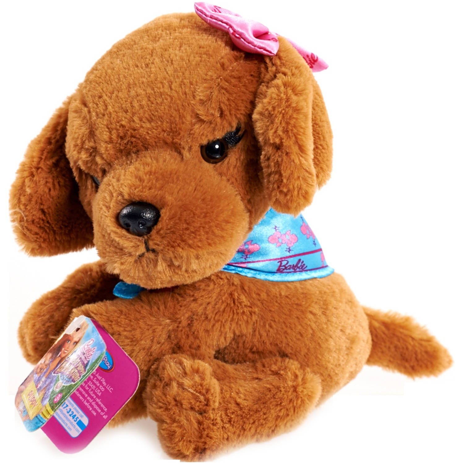 Details about    Kiddesigns Brown Barbie Puppy Dog 12" Plush Soft Toy Stuffed Animal 