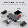 thumbnail image 2 of Micro SD Card Reader For Android Micro SD Card To USB Adapter USB C SD Card Reader For Camera Memory Card Reader Wansurs 6 In 1 SD Card Reader, 2 of 6
