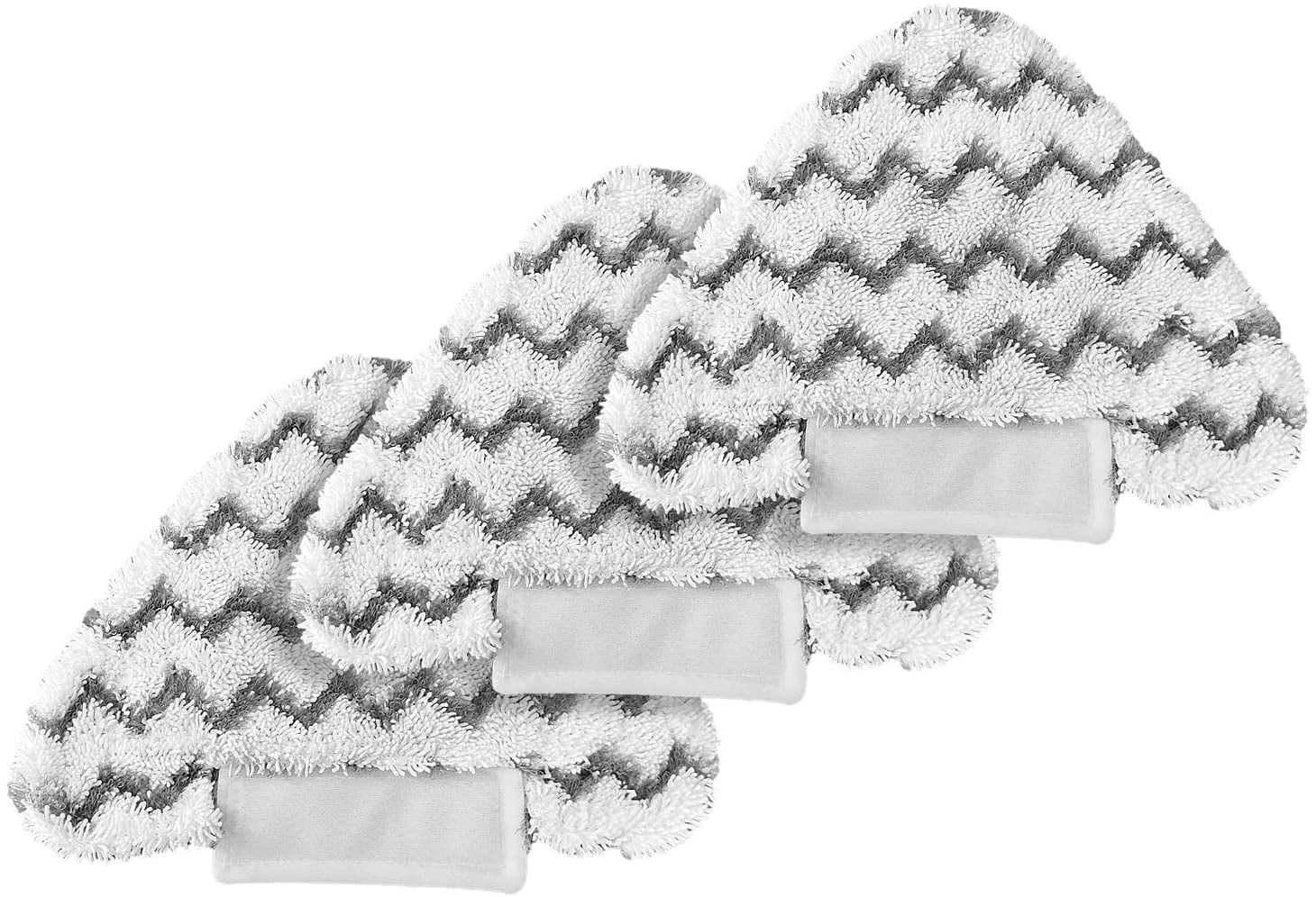 3Pcs Washable Microfiber Steam Mop Pads Cleaning Pads Replacement Pads