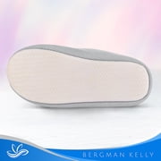 Bergman Kelly Memory Foam Slippers for Women & Men, Super Cushiony Slip-On House Shoes for WFH Comfort (Cush Collection - Scuff Style), US Company
