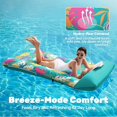 thumbnail image 3 of Colchoneta Inflable XL Sloosh para Agua 173x91 cm Verde Azulado, 3 of 8