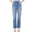 thumbnail image 4 of Mica Denim - Aniello Super High Rise Straight Leg Jeans (28" Inseam) - MDP-T203, 4 of 9