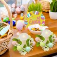 thumbnail image 7 of Easter Egg Candle Rings Wreaths, 7.5"Wide-3.7"Diameter Spring Egg and Flower Candle Rings Artificial Easter Egg Candle Holder Mini Wreaths for Easter Spring Holiday Home Kitchen Table Centerpiece, 7 of 7