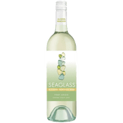 Seaglass Alcohol-Removed Pinot Grigio – Refreshing Non-Alcoholic White Wine with Stone Fruit, Honeysuckle & Floral Aromas – Crisp & Clean Finish – 750ml Bottles - 1 Pack