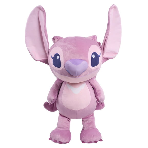 Disney Angel Jumbo Plush, 32-inch Stuffed Animal, Pink, Alien